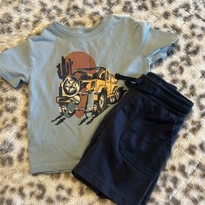 Kids Adventure T-Shirt and Shorts Set